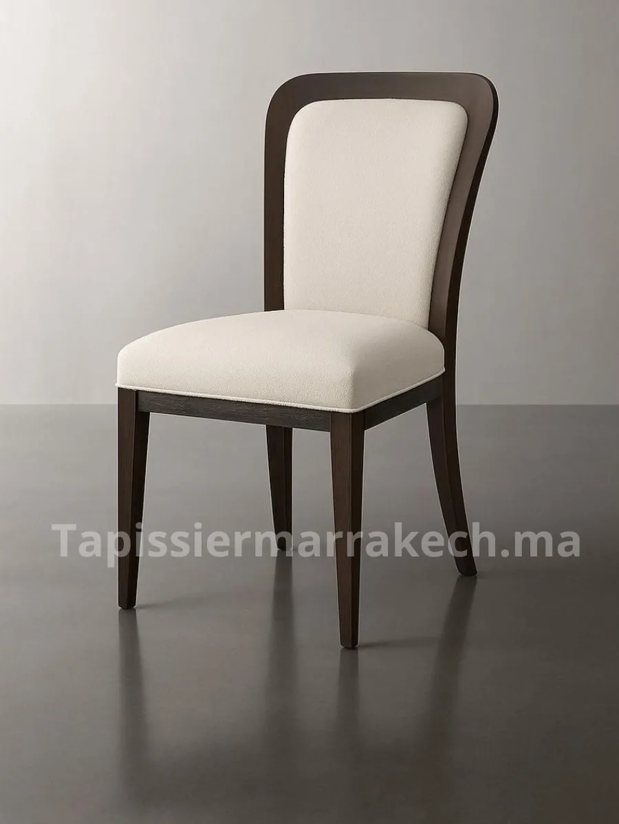 Chaises modernes tapissées sur mesure pour restaurants, cafés et hôtels à Marrakech