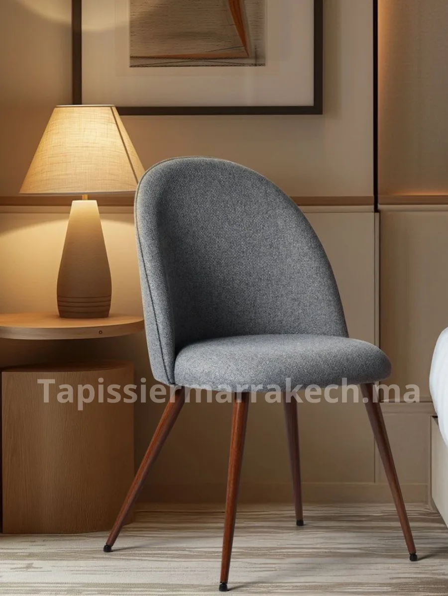 Chaises modernes tapissées sur mesure pour restaurants, cafés et hôtels à Marrakech