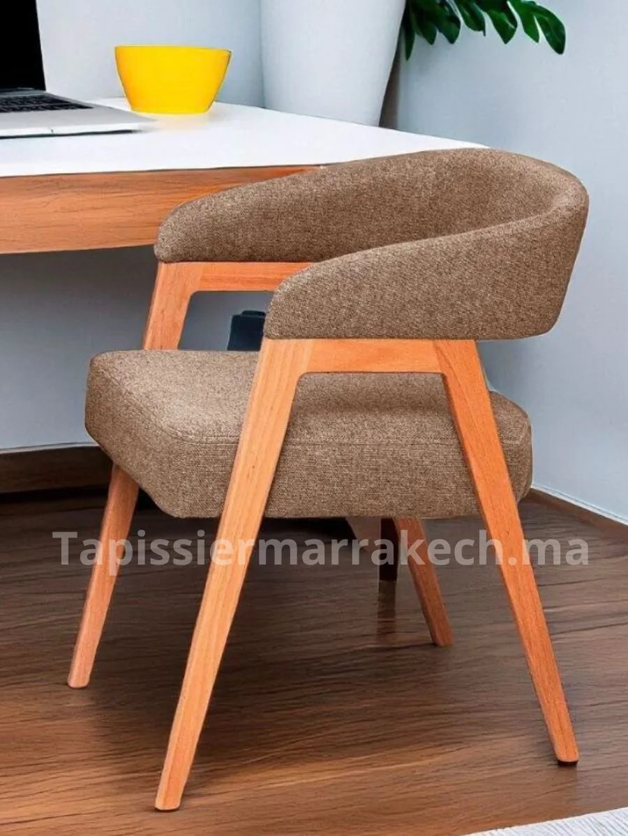 Chaises modernes tapissées sur mesure pour restaurants, cafés et hôtels à Marrakech