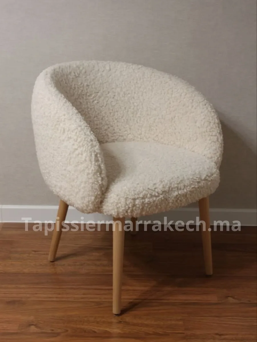 Chaises modernes tapissées sur mesure pour restaurants, cafés et hôtels à Marrakech